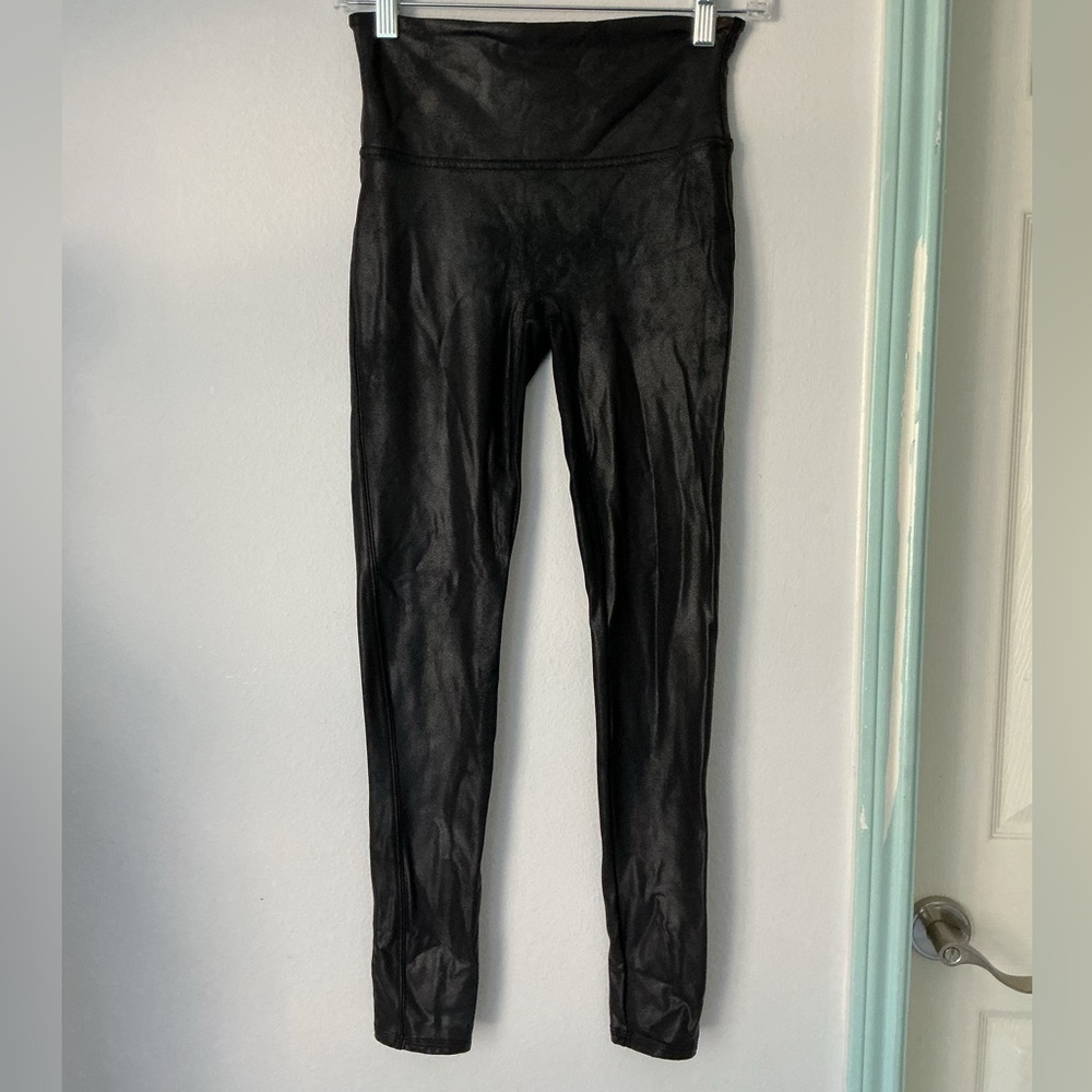 SPANX Charcoal High-Waisted Leggings